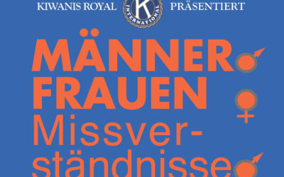 9. August 2025: „Männer, Frauen, Missverständnisse“ Lesung mit Musik – Benefiz!