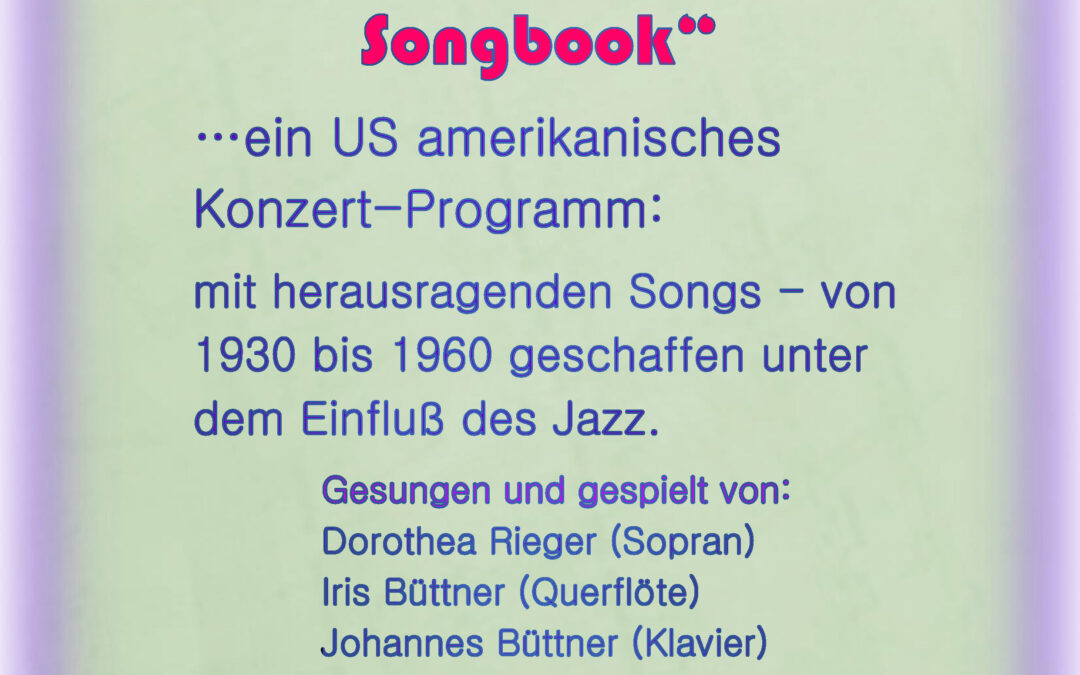 19. August 2025: ”The Great American Songbook“ im Begegnungszentrum Stühlinger